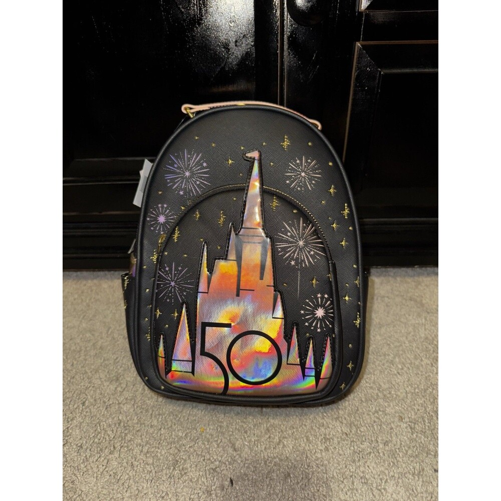 Walt Disney World 50th Anniversary Grand Finale Loungefly Mini Backpack